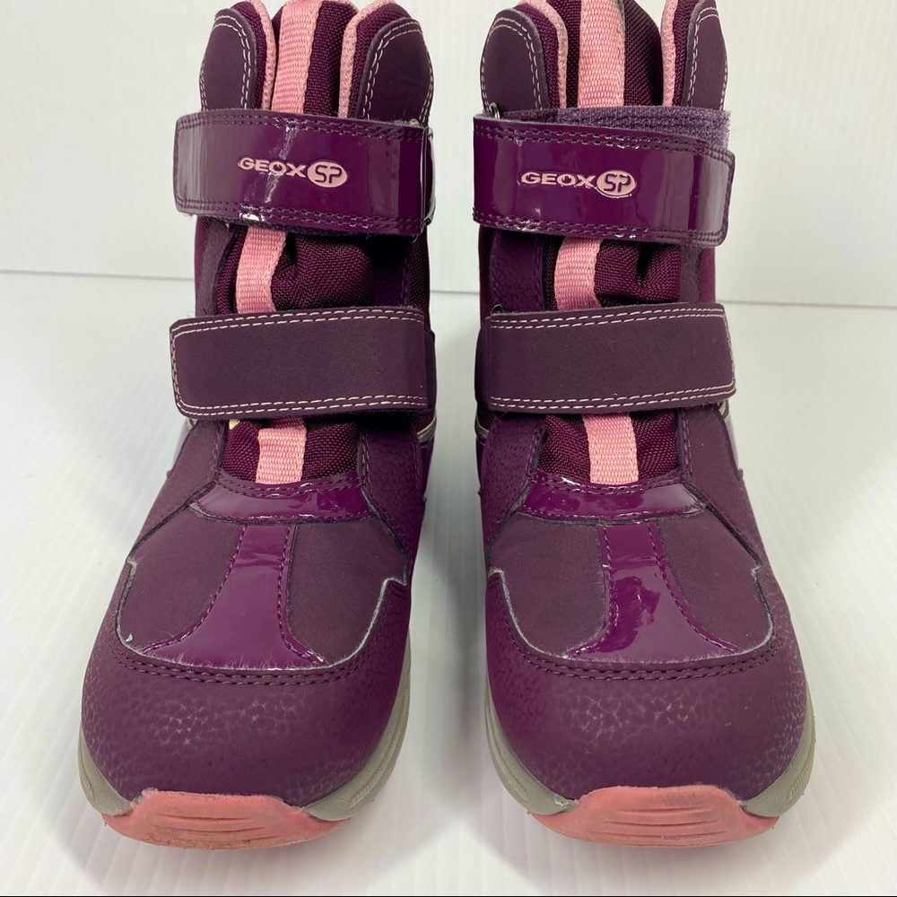 Geox SP Girls Snow Boots Purple/Pink Size 3 Preloved
